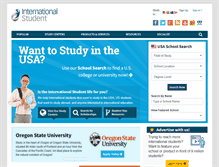 Tablet Screenshot of internationalstudent.com