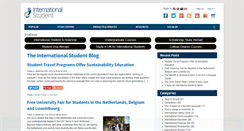 Desktop Screenshot of blog.internationalstudent.com